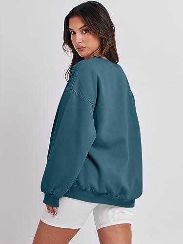 Women's Oversized Fleece Hoodie - Cozy Thermal Pullover for Spring Fall Casual - Picture 50 of 198