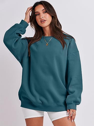 Women's Oversized Fleece Hoodie - Cozy Thermal Pullover for Spring Fall Casual - Picture 51 of 198