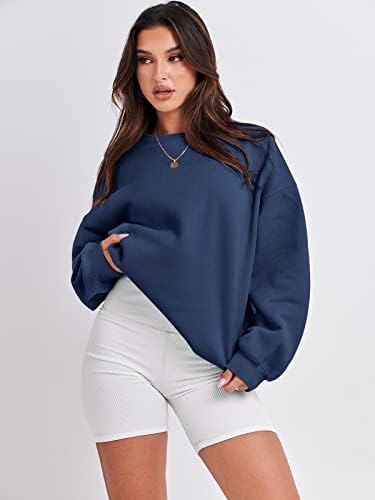 Women's Oversized Fleece Hoodie - Cozy Thermal Pullover for Spring Fall Casual - Picture 56 of 198