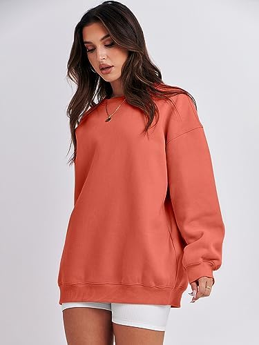 Women's Oversized Fleece Hoodie - Cozy Thermal Pullover for Spring Fall Casual - Picture 65 of 198