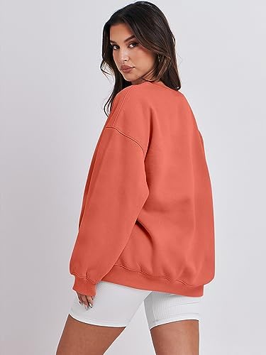 Women's Oversized Fleece Hoodie - Cozy Thermal Pullover for Spring Fall Casual - Picture 66 of 198
