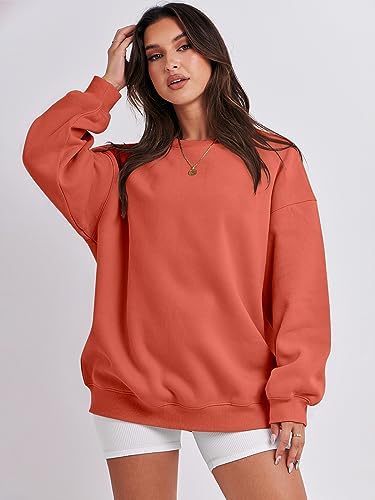 Women's Oversized Fleece Hoodie - Cozy Thermal Pullover for Spring Fall Casual - Picture 67 of 198