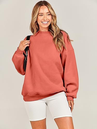 Women's Oversized Fleece Hoodie - Cozy Thermal Pullover for Spring Fall Casual - Picture 68 of 198