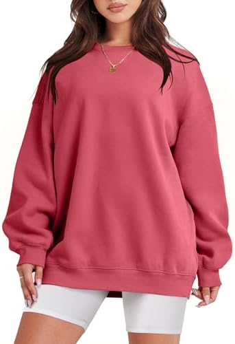 Women's Oversized Fleece Hoodie - Cozy Thermal Pullover for Spring Fall Casual - Picture 71 of 198