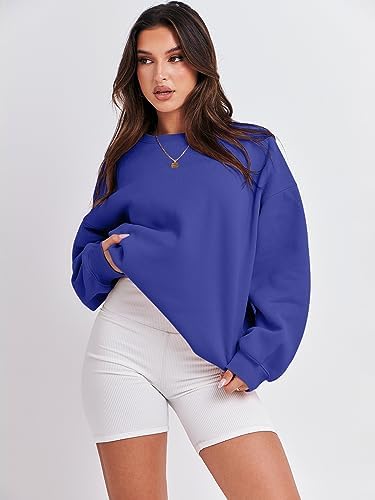 Women's Oversized Fleece Hoodie - Cozy Thermal Pullover for Spring Fall Casual - Picture 80 of 198