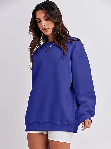 Women's Oversized Fleece Hoodie - Cozy Thermal Pullover for Spring Fall Casual - Picture 81 of 198