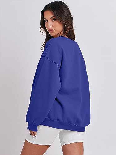 Women's Oversized Fleece Hoodie - Cozy Thermal Pullover for Spring Fall Casual - Picture 82 of 198
