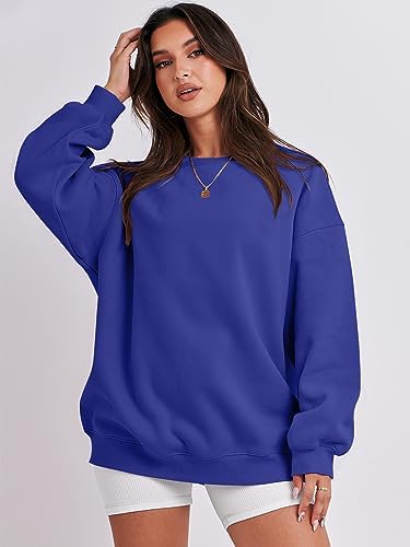Women's Oversized Fleece Hoodie - Cozy Thermal Pullover for Spring Fall Casual - Picture 83 of 198