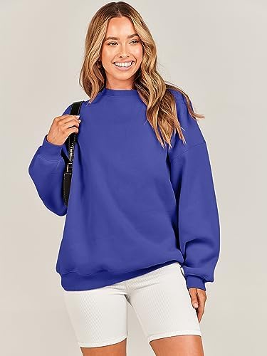 Women's Oversized Fleece Hoodie - Cozy Thermal Pullover for Spring Fall Casual - Picture 84 of 198
