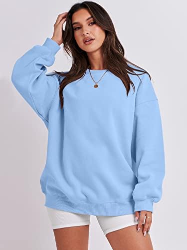 Women's Oversized Fleece Hoodie - Cozy Thermal Pullover for Spring Fall Casual - Picture 91 of 198