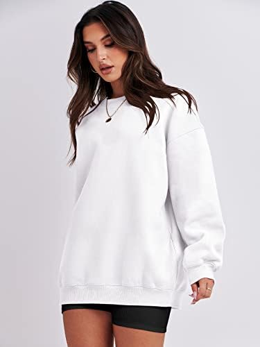 Women's Oversized Fleece Hoodie - Cozy Thermal Pullover for Spring Fall Casual - Picture 97 of 198