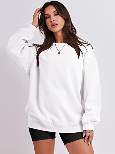 Women's Oversized Fleece Hoodie - Cozy Thermal Pullover for Spring Fall Casual - Picture 99 of 198