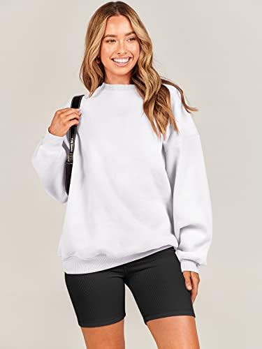 Women's Oversized Fleece Hoodie - Cozy Thermal Pullover for Spring Fall Casual - Picture 100 of 198