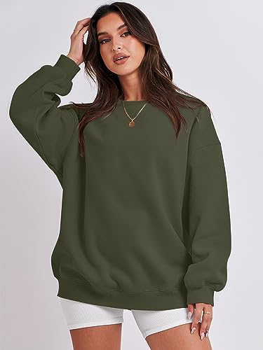 Women's Oversized Fleece Hoodie - Cozy Thermal Pullover for Spring Fall Casual - Picture 107 of 198