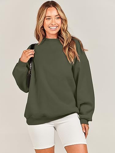Women's Oversized Fleece Hoodie - Cozy Thermal Pullover for Spring Fall Casual - Picture 108 of 198