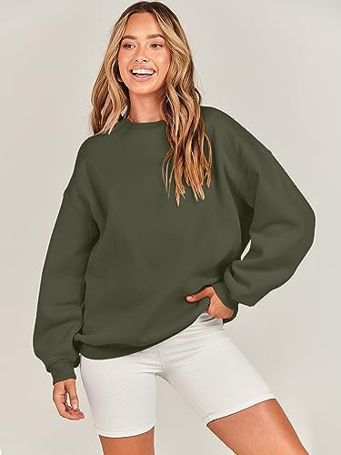 Women's Oversized Fleece Hoodie - Cozy Thermal Pullover for Spring Fall Casual - Picture 109 of 198