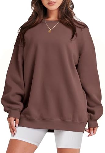 Women's Oversized Fleece Hoodie - Cozy Thermal Pullover for Spring Fall Casual - Picture 111 of 198