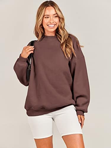 Women's Oversized Fleece Hoodie - Cozy Thermal Pullover for Spring Fall Casual - Picture 116 of 198