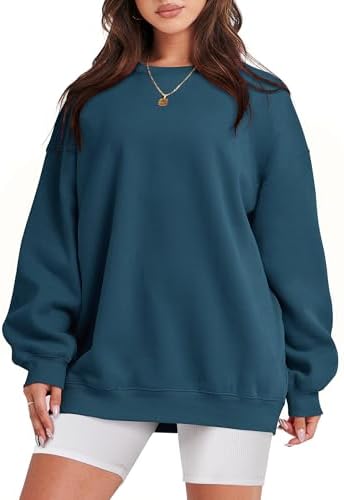 Women's Oversized Fleece Hoodie - Cozy Thermal Pullover for Spring Fall Casual - Picture 119 of 198