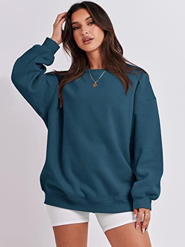 Women's Oversized Fleece Hoodie - Cozy Thermal Pullover for Spring Fall Casual - Picture 123 of 198