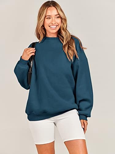 Women's Oversized Fleece Hoodie - Cozy Thermal Pullover for Spring Fall Casual - Picture 124 of 198