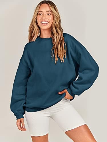 Women's Oversized Fleece Hoodie - Cozy Thermal Pullover for Spring Fall Casual - Picture 125 of 198