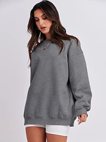 Women's Oversized Fleece Hoodie - Cozy Thermal Pullover for Spring Fall Casual - Picture 129 of 198
