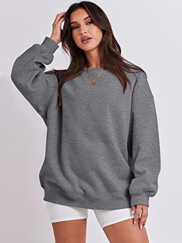 Women's Oversized Fleece Hoodie - Cozy Thermal Pullover for Spring Fall Casual - Picture 131 of 198