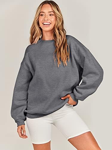 Women's Oversized Fleece Hoodie - Cozy Thermal Pullover for Spring Fall Casual - Picture 133 of 198