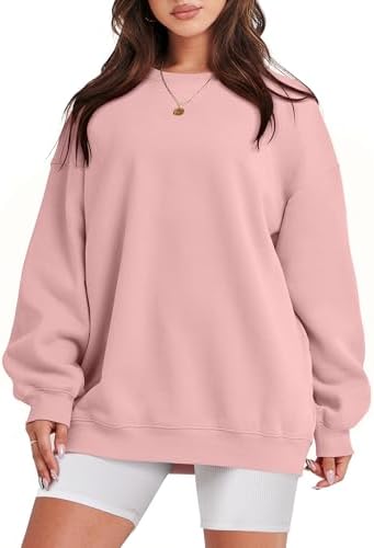 Women's Oversized Fleece Hoodie - Cozy Thermal Pullover for Spring Fall Casual - Picture 135 of 198
