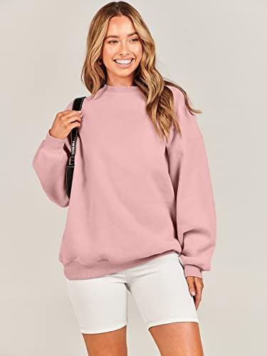 Women's Oversized Fleece Hoodie - Cozy Thermal Pullover for Spring Fall Casual - Picture 140 of 198
