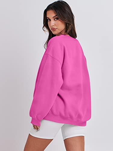 Women's Oversized Fleece Hoodie - Cozy Thermal Pullover for Spring Fall Casual - Picture 146 of 198