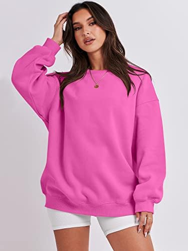 Women's Oversized Fleece Hoodie - Cozy Thermal Pullover for Spring Fall Casual - Picture 147 of 198