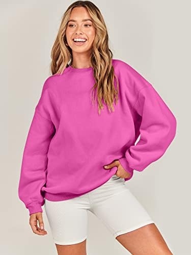 Women's Oversized Fleece Hoodie - Cozy Thermal Pullover for Spring Fall Casual - Picture 149 of 198