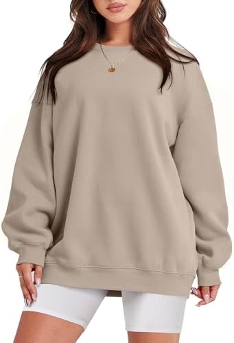 Women's Oversized Fleece Hoodie - Cozy Thermal Pullover for Spring Fall Casual - Picture 151 of 198