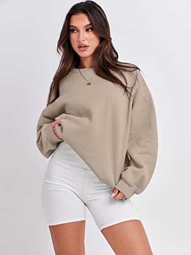 Women's Oversized Fleece Hoodie - Cozy Thermal Pullover for Spring Fall Casual - Picture 152 of 198