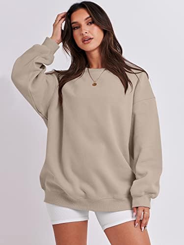 Women's Oversized Fleece Hoodie - Cozy Thermal Pullover for Spring Fall Casual - Picture 155 of 198