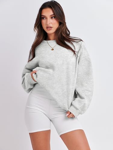 Women's Oversized Fleece Hoodie - Cozy Thermal Pullover for Spring Fall Casual - Picture 160 of 198