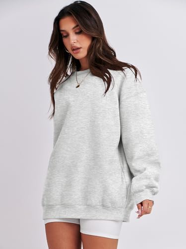 Women's Oversized Fleece Hoodie - Cozy Thermal Pullover for Spring Fall Casual - Picture 161 of 198