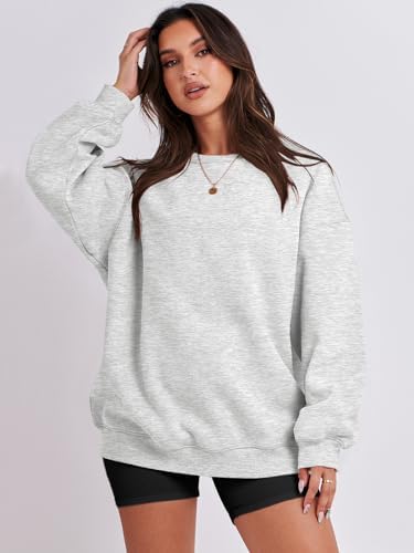 Women's Oversized Fleece Hoodie - Cozy Thermal Pullover for Spring Fall Casual - Picture 163 of 198