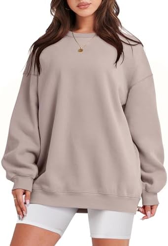 Women's Oversized Fleece Hoodie - Cozy Thermal Pullover for Spring Fall Casual - Picture 167 of 198