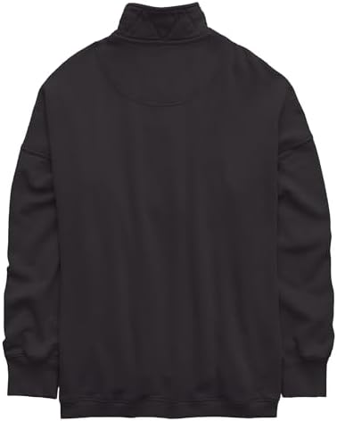 Oversized Henley Neck Sweatshirt - Women's Button Front Casual Pullover Tops - Picture 46 of 88