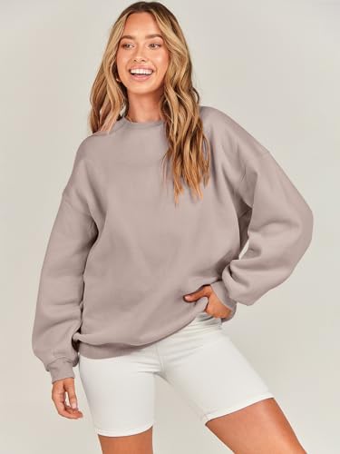 Women's Oversized Fleece Hoodie - Cozy Thermal Pullover for Spring Fall Casual - Picture 173 of 198