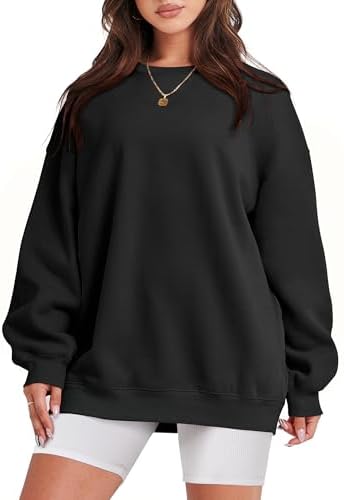 Women's Oversized Fleece Hoodie - Cozy Thermal Pullover for Spring Fall Casual - Picture 183 of 198