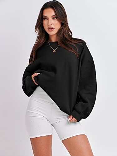 Women's Oversized Fleece Hoodie - Cozy Thermal Pullover for Spring Fall Casual - Picture 184 of 198