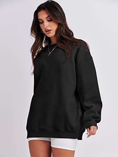 Women's Oversized Fleece Hoodie - Cozy Thermal Pullover for Spring Fall Casual - Picture 185 of 198