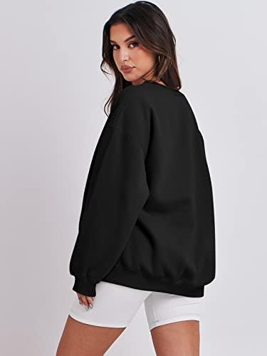 Women's Oversized Fleece Hoodie - Cozy Thermal Pullover for Spring Fall Casual - Picture 186 of 198