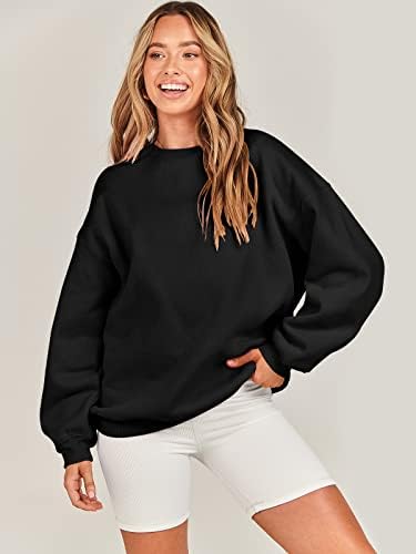 Women's Oversized Fleece Hoodie - Cozy Thermal Pullover for Spring Fall Casual - Picture 189 of 198