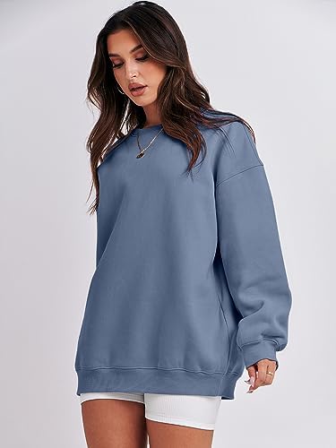 Women's Oversized Fleece Hoodie - Cozy Thermal Pullover for Spring Fall Casual - Picture 193 of 198