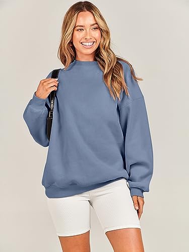Women's Oversized Fleece Hoodie - Cozy Thermal Pullover for Spring Fall Casual - Picture 196 of 198